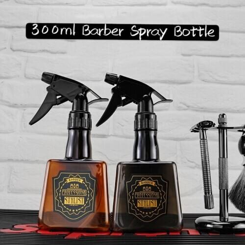 2 Pack 300ml Hairdressing Barber Hair Spray Bottle Salon Hair Tools Water Sprayer Whiskey Oil Head Watering Container