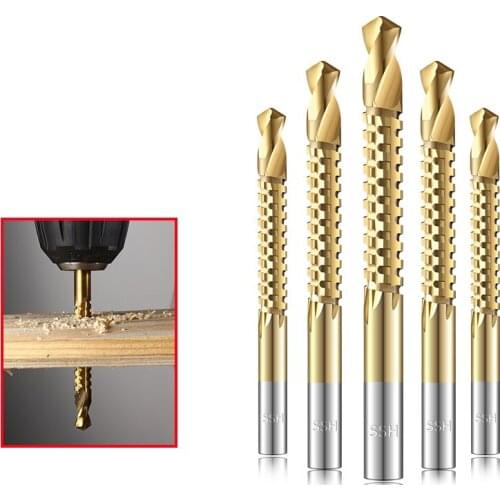 3-8mm Titanium Coated Twist Drill Bit High Quality HSS Drill Bits Set Gun Drill Bit For Wood/Metal Hole Cutter Power Tools