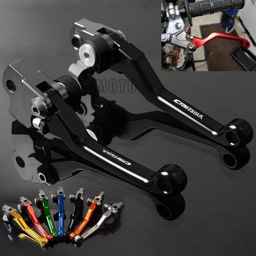For Honda CRM250AR CRM 250 AR 1994-1998 1995 1996 1997 CNC Aluminum Motorcycle Dirt Pit Bike Motocross Pivot Brake Clutch Levers