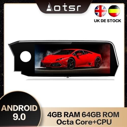 AOTSR 10.25 inch Octa Core PX5 Android 9.0 4+64GB Car GPS Navigation Radio For LEXUS ES 2018 Multimedia Fast boot HD Screen