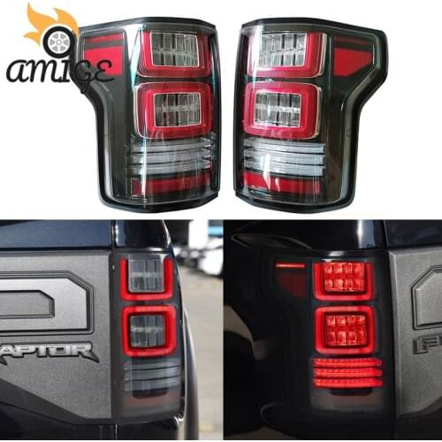 Car LED Taillights For Ford F-150 F150 svt raptor 2015 2016 2017- 2019 Tail Light Back Lamp Brake Light Reflector Rear Fog Lamp