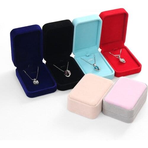 High End Velvet Jewelry Trays Jewelry Display Holder Bracelet Ring Earring Jade Pendant Box Case Jewelry Storage Organizer