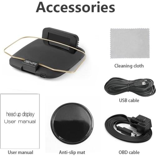 C1 cabeça up display gps do carro medidor velocímetro digital brisa velocidade projetor bússola tensão km/h mph para todos os c