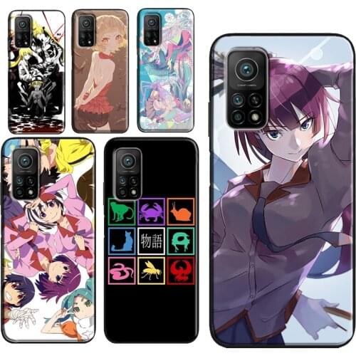 Monogatari Phone Case For POCO X3 Pro M3 F2 F3 Cover For Xiaomi Mi 11 Ultra 9T 10T Pro Note 10 Lite