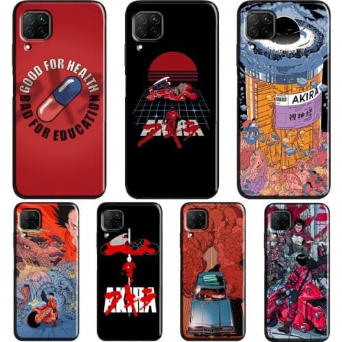 Akira Black Anime Case For Huawei P20 Lite P40 P30 Pro Nova 5T P Smart Z 2019 2021 Honor 10 Lite 9X 8X Cover