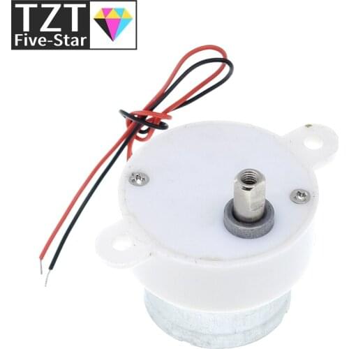 DC 12V Electric Brushless DC Motor High Torque Gear Motor Geared Box S30K Reduction Motor 14RPM 2 Wires for Electronic Toys Fan
