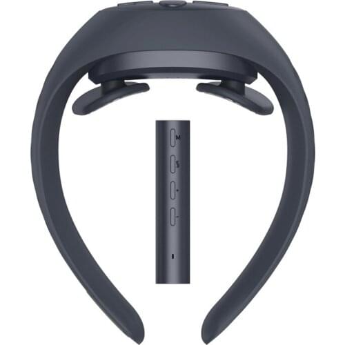 Smart TENS Electric Neck Massager Luxury Back Cervical Massage Rechargeable Remote Control Infrared Pain Relief Physiotherapy