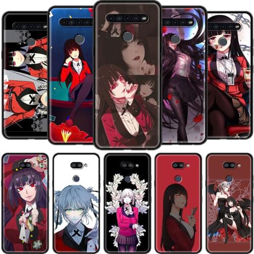 Phone Case for LG K41s K61 G6 K40 K51 G8 K50s K40s G7 K52 K31 K62 K71 Q51 Q60 Q61 Black Shell Cover Anime Kakegurui