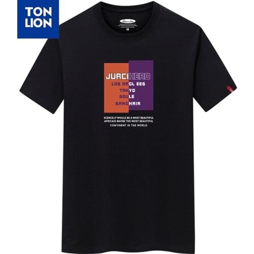 Large Size Men T-shirts Letter Print High Quality Gray Tops Short Sleeve Fashion Summer Round Neck T Shirts Dropshipping