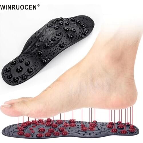 Gel Insole 68 Massage magnet Non-Slip Shoe Pad Magnet Therapy Fatigue Remove Elastic Relaxation Massage Comfort Health Care