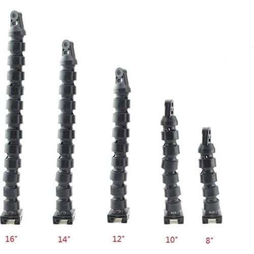 Scuba Diving Flex Arm 185mm 8" 240mm 10" 300mm 12" 350mm 14" 410mm 16" for Underwater Camera Video lighting with YS Adapter