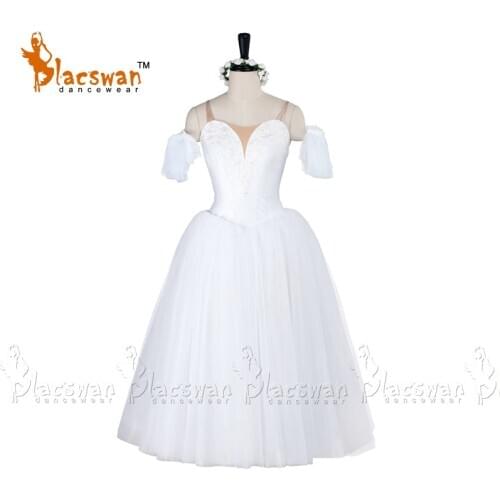 White Fairy Ballet Tutu Costume Professional Romantic Tutu Dress Costume Ballet Head Piece Swing included BT715 Performance Tutu