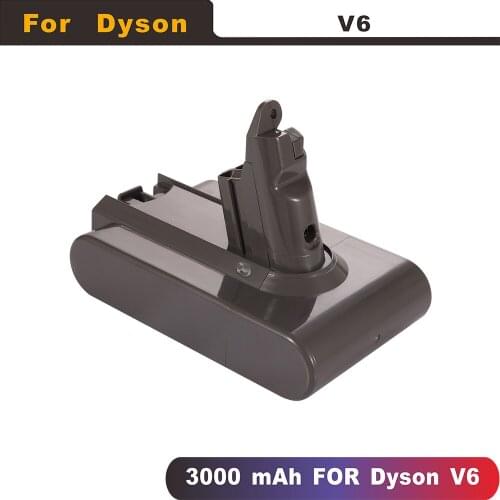 3000mAh 21.6V Li-ion Rechargeable Battery for Dyson V6 vacuum cleaner DC58 DC59 DC61 DC74 DC62 animal SV03 SV05 SV06 SV07 SV09
