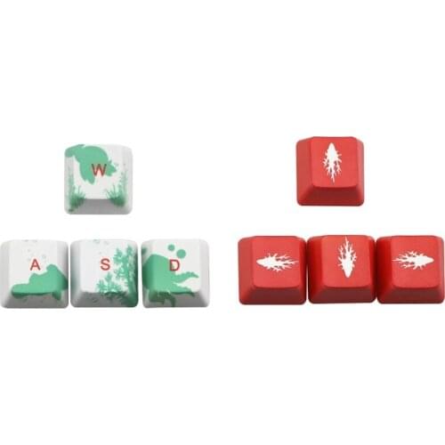 LX9B 6.25U Five Sides 12 keys Dye-subbed Keycap ESC Space Bar Entre Keys PBT Cherry Blossom/ Girl in Red/ Sea Rhythe DIY