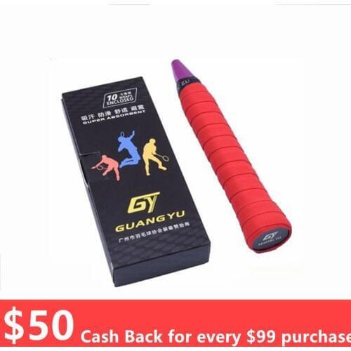 Matte Anti-slip Racquet Hand Glue Ventilation Sweat Absorbed Wraps Overgrips Tennis Badminton Racket Rod Accessories Q1282CMF