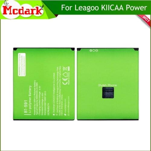 Mcdark BT-591 Battery For Leagoo KIICAA Power Smart Phone Replacement High Quality Large Capacity 4000mAh Back Up Bateria