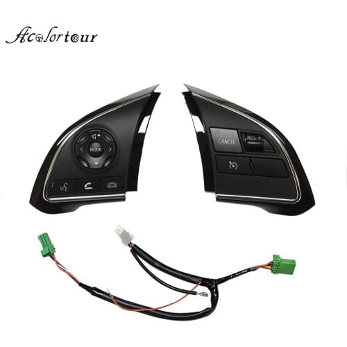 Car Cruise Control Switch Audio Bluetooth Steering Wheel Button For Mitsubishi Outlander 3 Sport GT Xpander Eclipse ASX