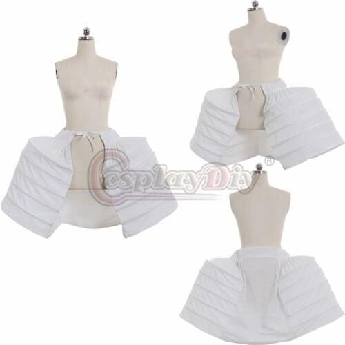 New Women Retro Victorian Ball Gown Dress Petticoat Medieval Rococo Dress Underskirt Petticoat Props L320