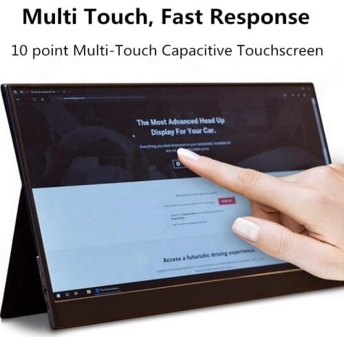 New Arrival 17.3 inch 1080P IPS Panel USB-C HD Portable Display Monitor Support Power Bank