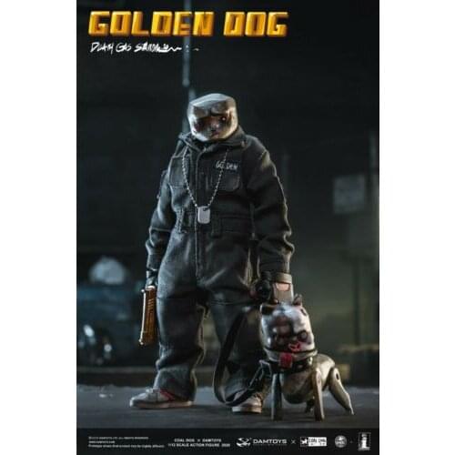 New DAMTOYS x COALDOG 1:12 PES022 Golden Dog Death Gas Station 6" Male Figure