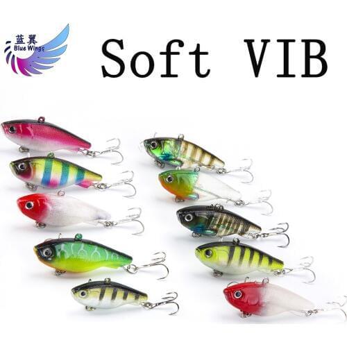 Ilure Free shipping Fishing Lure Soft Plastic Lead Vib Treble Hooks 13g/18g Luminous Glow Pesca Swimbait from top to buttom