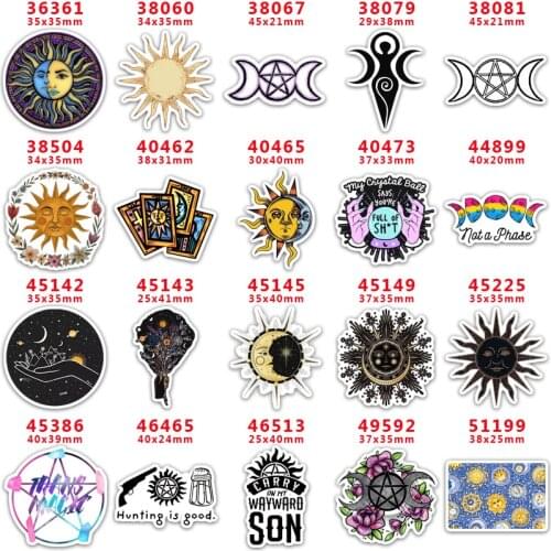 DIY Craft Supplies cartoon character printed flat back planar resins 30 pieces PR36361