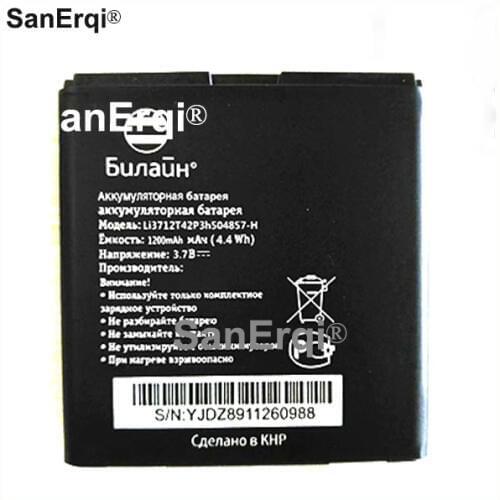 High capacity Battery for Beeline Li3712T42P3h504857-H Phone battery Battery 1200mAh With Tracking information