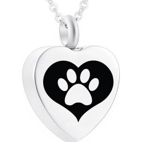 Cremation Jewelry Openable Stainless Steel Urn Heart Pendant Mens and Womens Cremation Urn Pendant Cremation Urn Memorial