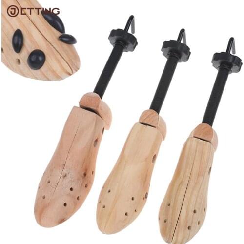 Wood Shoes Stretcher Adjustable 2-Way Wooden / Plastic Shoes Stretchers Man Women Flats Pumps Boot Shaper Rack Expander 1/2Pcs