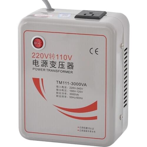 1 PC 3000w 3KVA Step Down Voltage Converter Transformer 220v-240V to 110v-120V