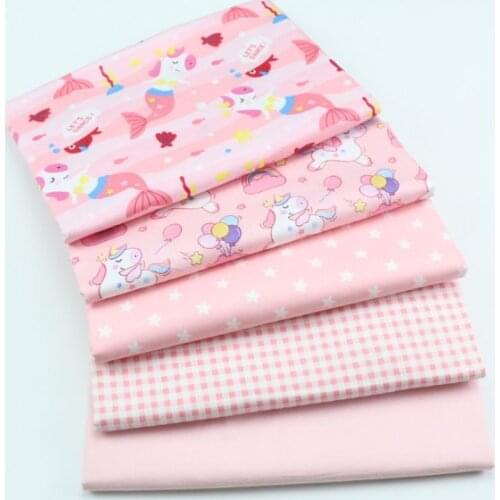 50*160CM Balloon Horse Printed Cotton Fabric Handmade Sewing Materials For Home Textile Kids Quilting Bedding Making All Seasons