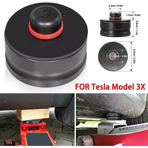 Car Jack Lift Point Pad Adapter For Tesla Model Jack Pad Tool Adapter Tool To Pinch Weld Side Lifting Disk For Tesla Model 3