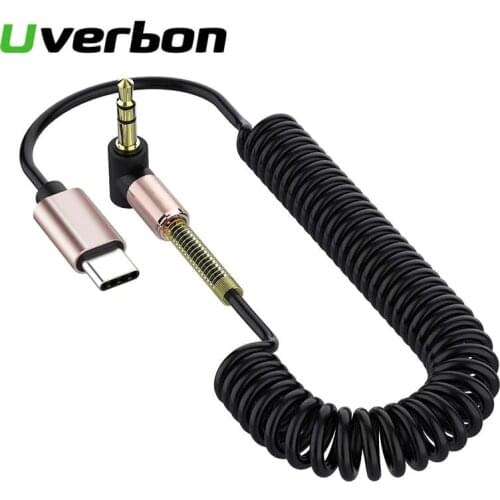 USB Type-c To 3.5mm Car Aux Audio Cable Headset Speaker Mobile Phone Connection For Samsung S20 Note 10 Plus Huawei P40 Pro