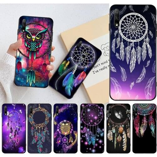 Retro Dreamcatcher Mandala Wind chimes Phone Case For Huawei Nova 6se 7 7pro 7se honor 7A 8A 7C Prime2019