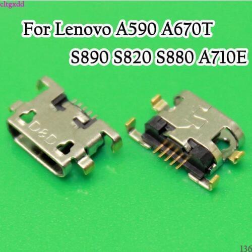 Cltgxdd 30PCS/Lot Micro Usb Charging Connector For Lenovo A590 A670T S890 S820 S880 A710E Charge Port Dock Socket Jack