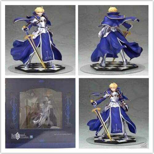 24CM Anime Alter ALTAiR Fate / Grand Order Arthur Pendragon PVC Action Figure Toy Game Statue Collection Model Doll Gifts
