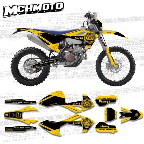 MCHMFG Motorcycle Team Graphic Decal & Sticker Kit DECO For Husqvarna TE FE TX 2017 - 2019 TC FC TX 2016 2018 125 150 200 250 35