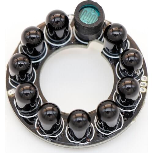 940nm 90 degrees 10 Grain IR LED board CCTV Accessories infrared light for Surveillance cameras night vision diameter 30mm