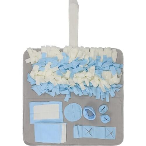 Dog Snuffle Feeding Mat Activity Play Interactive Puzzle Toy Dog Training Nosework Sniffing Blanket High Quality Washable Fabric