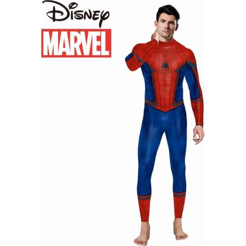 Marvel Avengers Spider-Man role suit stage suit printing male long-sleeved tights suit cosplay costumes