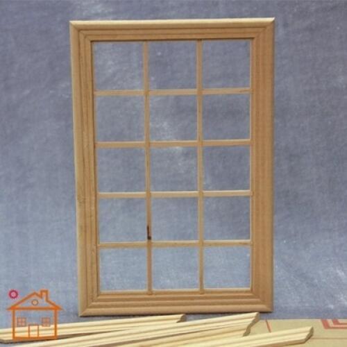 1:12 Dollhouse 15 Squares Mini Window for Doll Home DIY Decorations