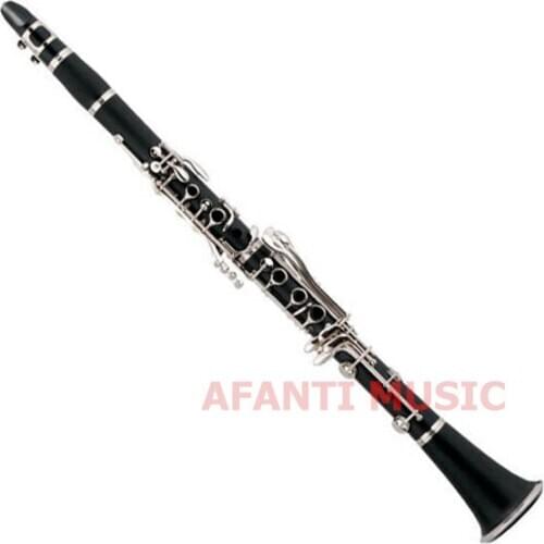 Afanti Music Falling Tune B / Hard Rubber / Nickel button Clarinet