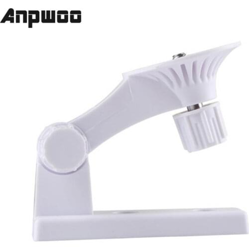 180 Degree CCTV IP Camera Wall Mount Stand Module Indoor / Outdoor Mini Mount Bracket Camera White Plastic Mount CCTV Support