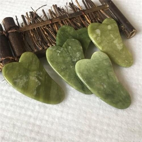 Natural Jade Scraping Board Health Care Beauty Facial Massager Pressure Therapy Scraper Massage Tool For Face Dropship