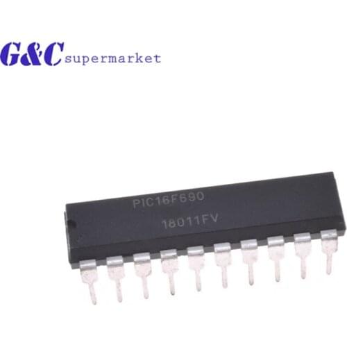 PIC16F690-I/P PIC16F690-I / P PIC16F690 8 bit microcontroller DIP20 microcontroller MCU diy electronics