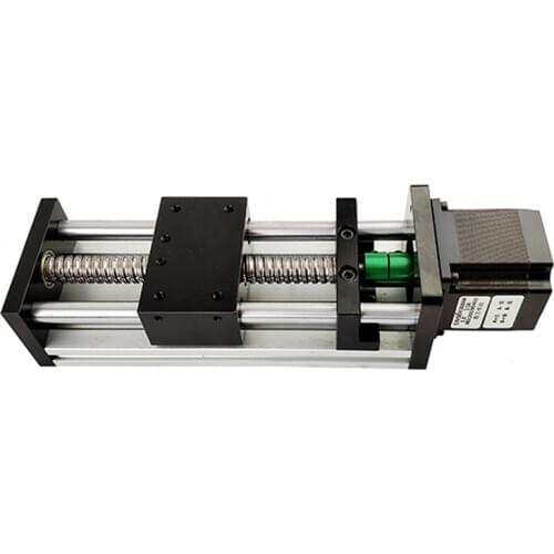 GGP 1605 200mm ball screw Sliding Table effective stroke Guide Rail XYZ axis Linear motion+1pc nema 23 stepper motor