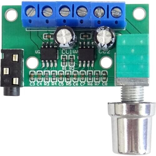 Taidacent Voice Control Amplifier PCB Board Guitar 20W Class D Stereo AMP Module 2 CH 5V 12V