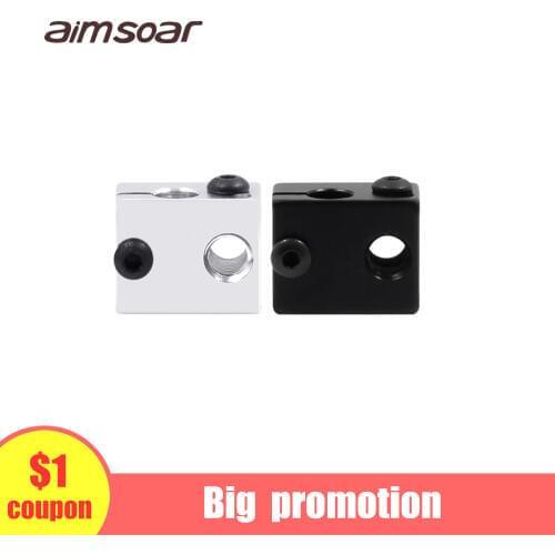 Heat block v6 3d printer parts e3d v6 heated aluminum block