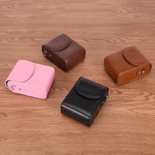 Waterproof Vintage PU Leather Camera Strap Shoulder Bag Case Cover Pouch Protector For Photo Camera For SONY RX100III RX100M3