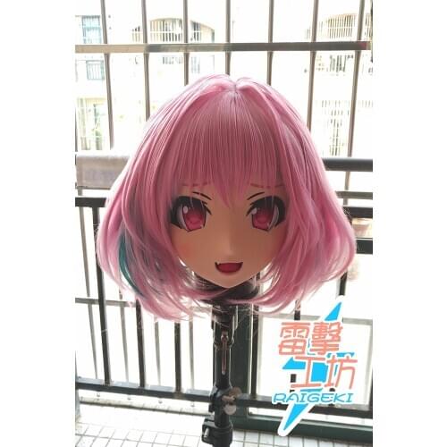 X-KM223)Quality Handmade Female/Girl Resin Japanese Cartoon Character Animego Cosplay Kigurumi Mask Crossdresser